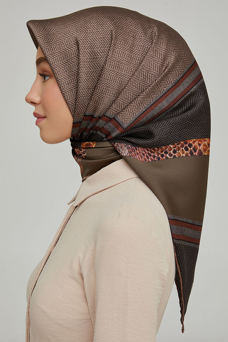 Armine Twill İpek Eşarp 8619D 04 - Görsel-2